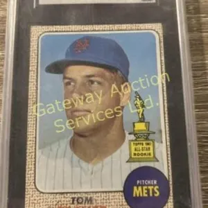 1968 Topps collectable baseball card Tom Seaver