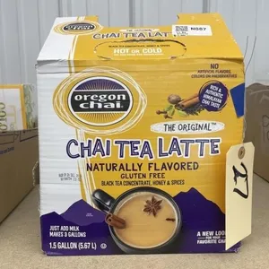 Bag of Liquid Chai Tea Latte