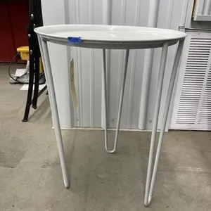 Metal Side Table 18" Dia x 23"H