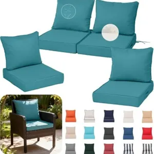 Outdoor Chair Cushions 30D Foam Turquoise