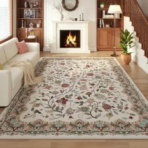 Rugcomf Vintage Paisley Rug 8'x10' Beige