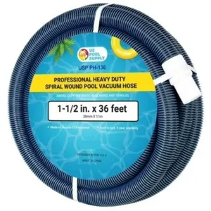 US Pool Supply 1.5" x 36' Vacuum Hose