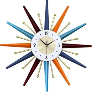 Large Wall Clock 22" Starburst Clock