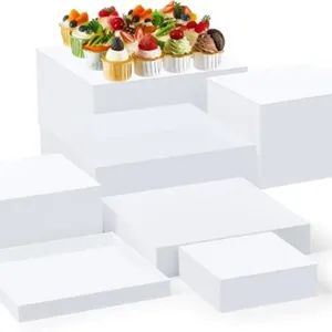 Leinuosen 7 Pcs Buffet Risers Set 6" 12"