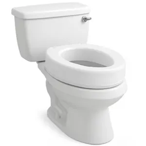 Carex Toilet Seat Riser, 3.5" Height, 300 lb