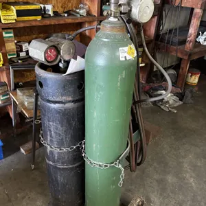 Oxy/Acetylene cutting torches and cart