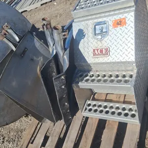 F - Toolbox that mounts on frame of semi, 2 - Quarter Fenders from semi