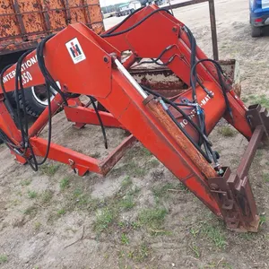 International 2350 loader with quick attach, Bale Fork with Quick attach, 7ft Bucket with Quick Attach