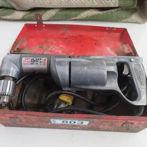 Milwaukee Electric Angle Drill w/ Case.