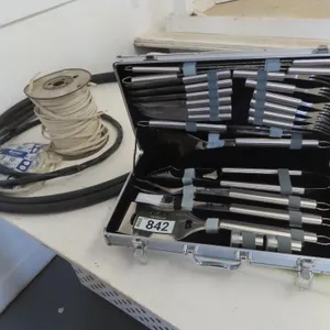 Lot - Electric Wire, New BBQ Utensils Set w/ Case.