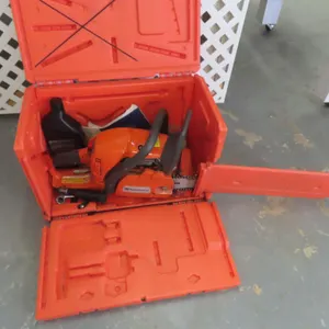 Husqvarna 445 16" Chain Saw w/ Case, Extra Chains.