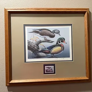 Duck print and stamp