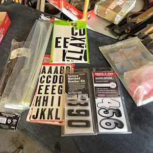 Zip ties, letters & numbers