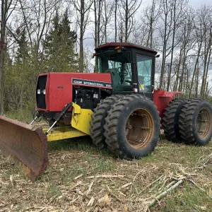 *OFFSITE* 1990 CASE 9130 4WD ARTICULATING TRACTOR W/ HYD. PLOW, 220 HP, 8.3L CUMMINS ENG., POWERSHIFT TRANSMISSION, 8350.8 HOURS SHOWING, S/N JCB00060