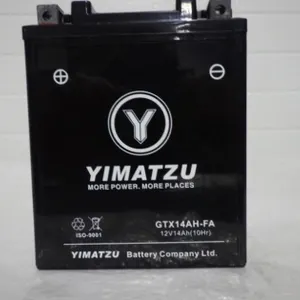 Yimatzu 12v Powersport Battery GTX14AH