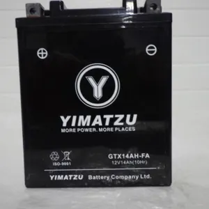 Yimatzu 12v Powersport Battery GTX14AH
