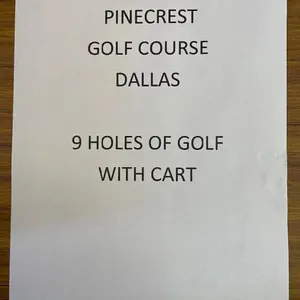 Pinecrest Golf Course Dallas, WI - 9 Holes w/ Cart