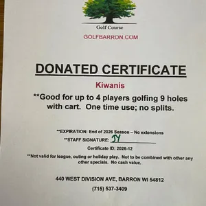 Rolling Oaks 4 Players Golfing 9 Holes w/ Cart