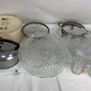 Vintage Glass and Kitchen Items