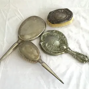 Sterling Silver Vanity Set