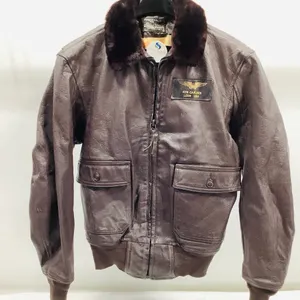 US Navy Leather Flight Jacket