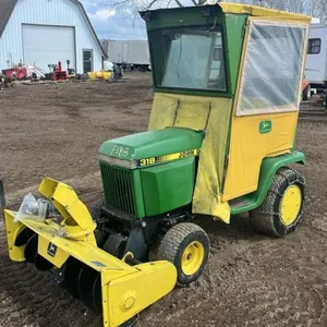 F188 John Deere 318 yard tractor, S/N 485058 (KEYS)