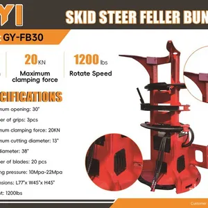 2026 GIYI GY-FB30 30 in Skid Steer Feller Buncher (Unused)