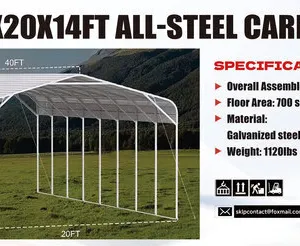 2026 SKLP SK-SC40 48FTx 30FTx 17FT Large Scale Storage Shed Tents and Tent Components (Unused)