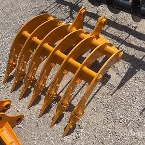 2026 GIYI Fit to cat 305 teeth Excavator Rake (Unused)