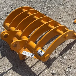2026 GIYI Fit to cat 305 teeth Excavator Rake (Unused)