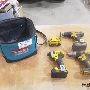 Bag of DeWalt Power Tools and Batteries
 UNRESERVED