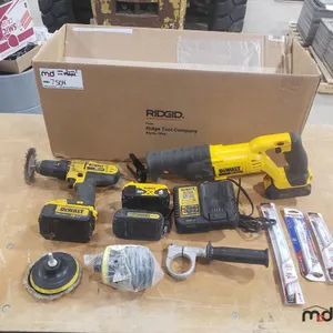 Box of DeWalt Sawzall, Drill, Blades, Charger and Batteries
 UNRESERVED