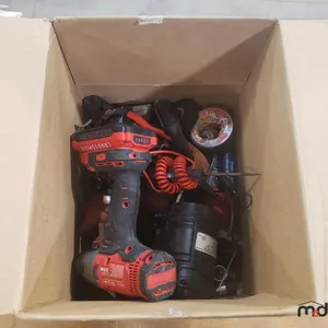 Box of Power Drill w/ Battery and Misc.
 UNRESERVED