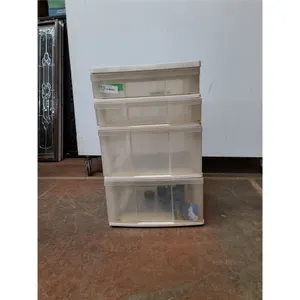 *4 Drawer Plastic Cabinet, No Shipping