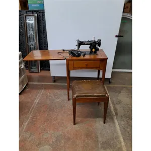 *Singer Sewing Machine Cabinet and Stool, As Is -No Shipping