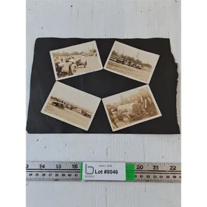 Vintage 1920s Photos of Racing Cars on Track