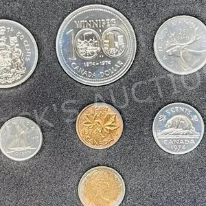 1974 Canadian Double penny uncirculated coin set