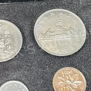 1975 Canadian Double penny uncirculated coin set