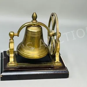 brass bell on base