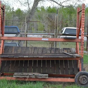 Metal warehouse racking  -Appr. 8 1/2 ft.