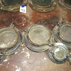 Nautical brass/bronze port hole windows