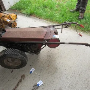 Antique walking tractor