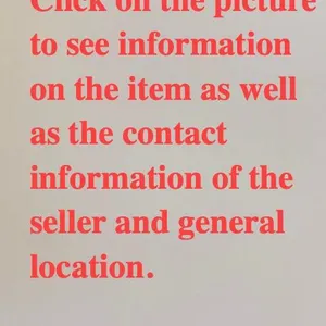See Description for Seller and General Location