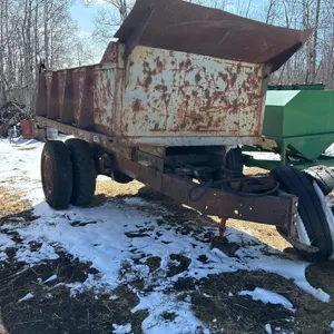Hydraulic dump Trailer 10ft x 7ft box, NOT Plated