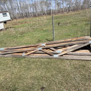 9 Lean too rafters. 18ft long, 36" H, 2x4 & 2x6"