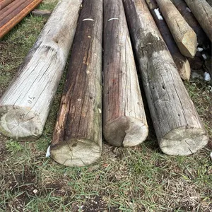 Four 8ft x 8 to 9� posts. Blunt ends