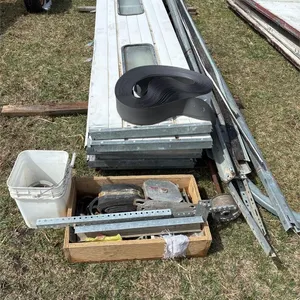Steel insulated Overhead door.12ft w x14ft H, Used