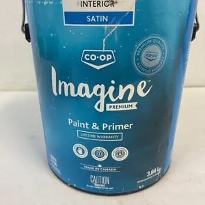 Interior satin greenish Tinted paint