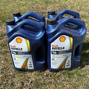 Shell Synthetic 15W-40 Engine Oil, 4 jugs unopened