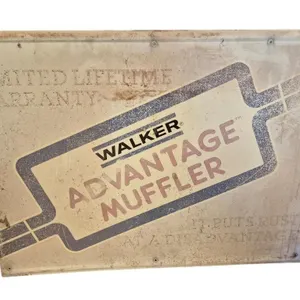 Walker Advantage Muffler Metal Sign